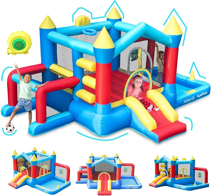 AirMyFun Bounce House for Kids 3-6, Premium Material Bounce House by AirMyFun