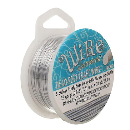 The Beadsmith Wire Elements Craft Wire – Tarnish Resistant, Soft Temper by TheBeadsmith