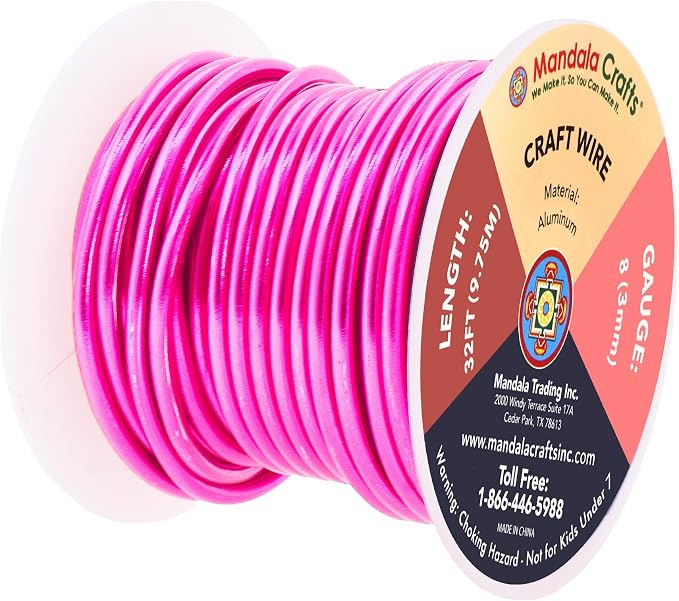 Mandala Crafts 8 Gauge Anodized Aluminum Craft Wire - Image 2