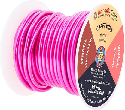 Mandala Crafts 8 Gauge Anodized Aluminum Craft Wire - Image 2