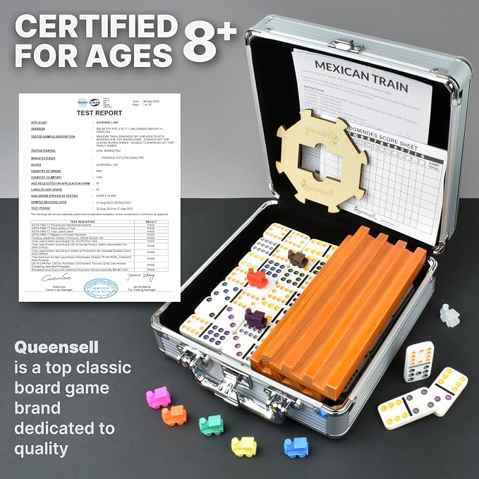Mexican Train Dominoes Set - Image 4