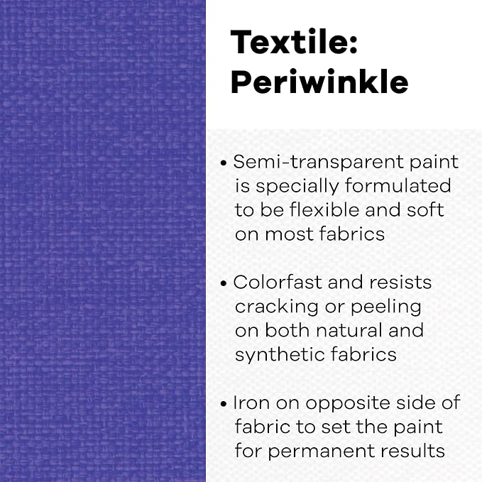 Jacquard Periwinkle Textile Color Paint - Image 2