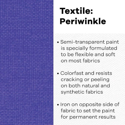 Jacquard Periwinkle Textile Color Paint - Image 2