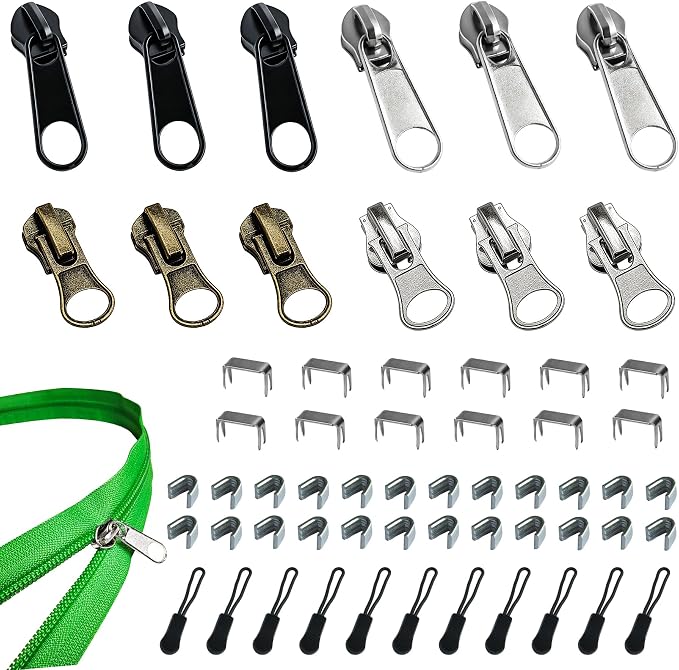 Vintrex 60 Pcs Zipper Repair Kit by Unknown