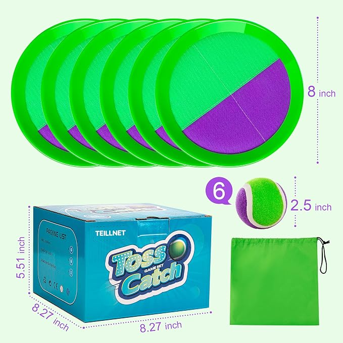 Toss and Catch Ball Set Upgraded 6 Pack- Kids Toys Outdoor Games - Image 6