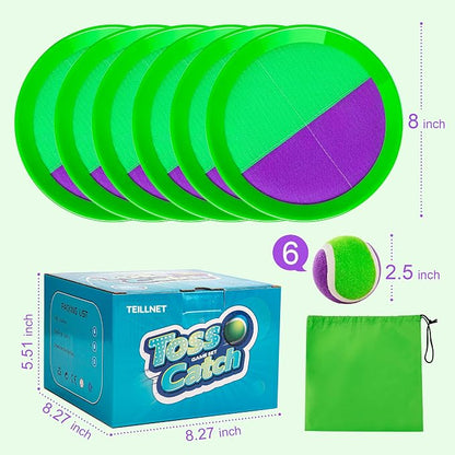 Toss and Catch Ball Set Upgraded 6 Pack- Kids Toys Outdoor Games - Image 6