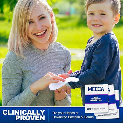 Benzalkonium Chloride Towelletes Hand Wipes – Chloride Swabs Individual BZK - Image 3