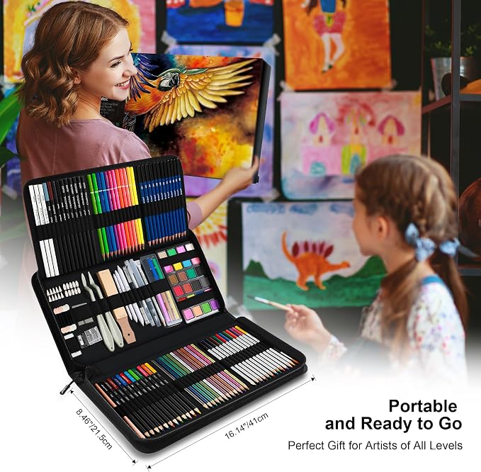 KALOUR 154PCS Artists Art Supplies - Image 8
