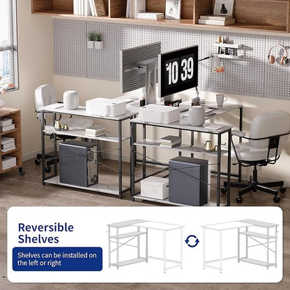 Pamray 43 Inch L Shaped Computer Desk - Image 5