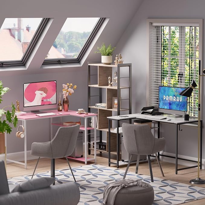 Pamray 43 Inch L Shaped Computer Desk - Image 6