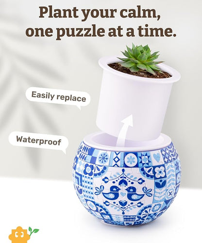 PieceRelax 3D Puzzle Planter 80 Pieces - Image 6