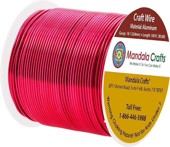 Mandala Crafts 18 Gauge Anodized Aluminum Craft Wire - Image 2
