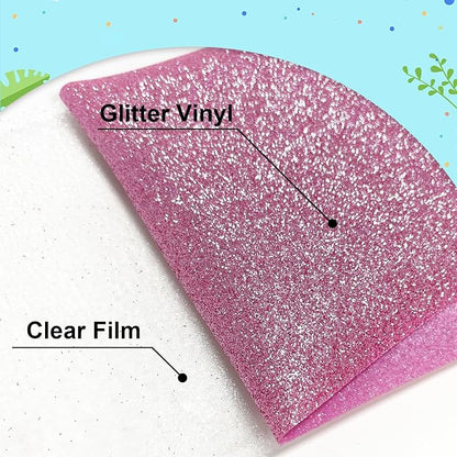 Rouge Powder Glitter HTV Heat Transfer Vinyl 12" x6FT Glitter Vinyl - Image 3