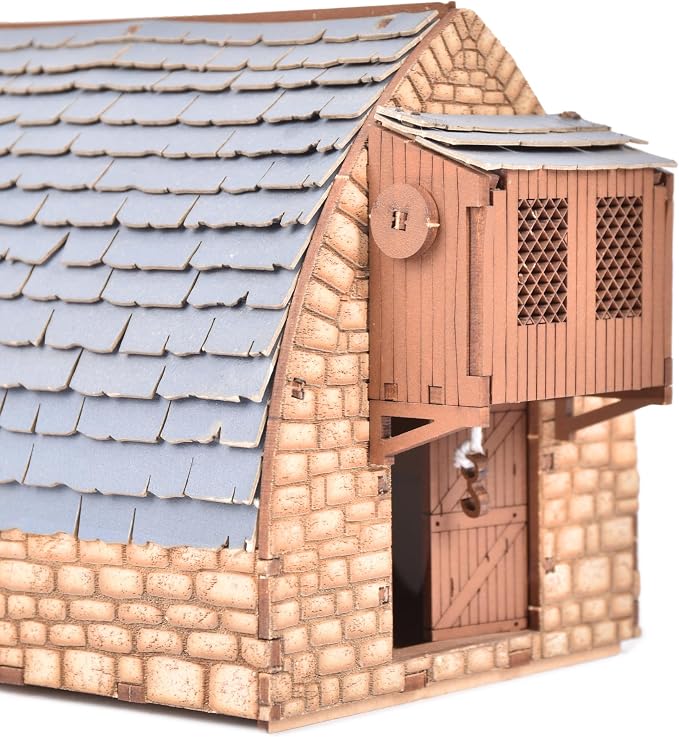 Medieval Barn DIY Building Kit for Teens and Adults, Suitable for Playing - Image 6