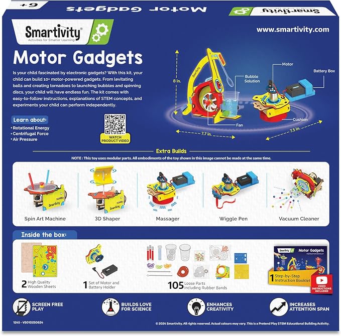 Smartivity 10-in-1 Motor-Powered Gadgets Kit - Image 7