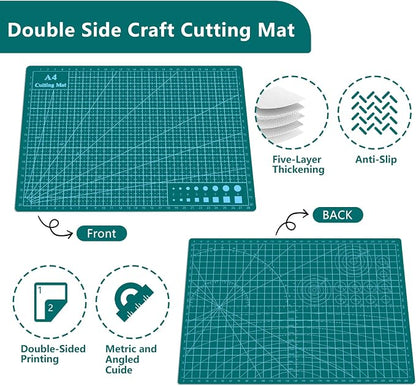 Cutting Mat 9"x12" Self Healing Cutting Mat Size Double Sided 5-Ply Rotary - Image 2