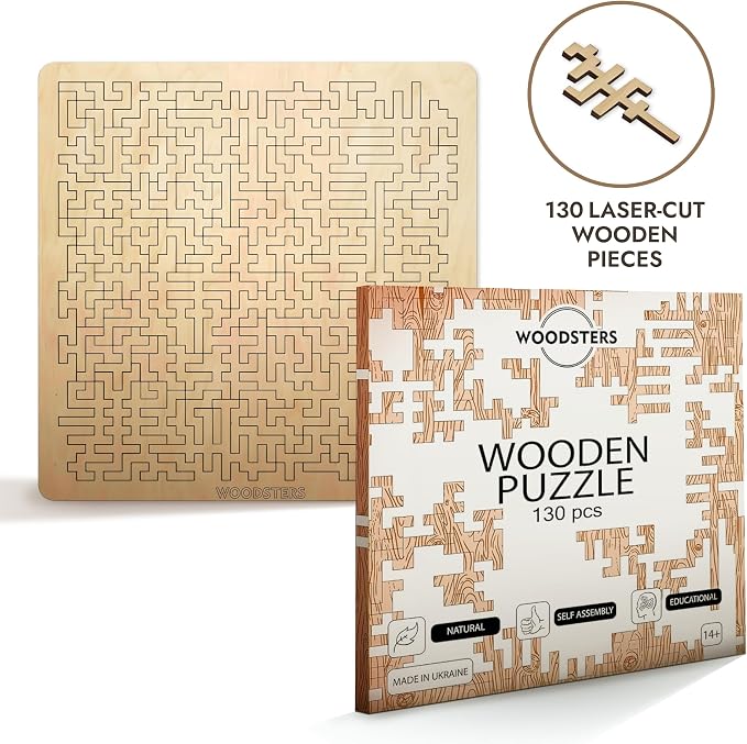 Mind Bending Wooden Jigsaw Puzzle - Image 8