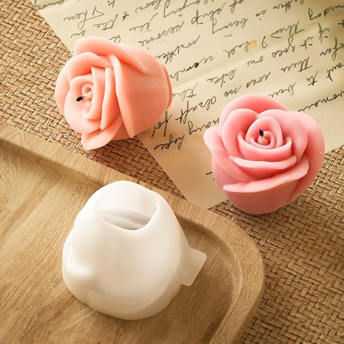 2 Pack Rose & Succulent Silicone Molds - Image 4