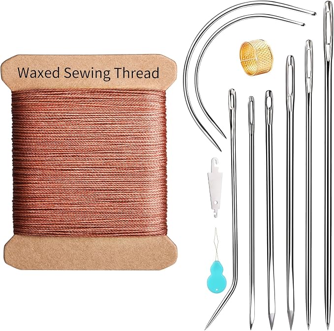 Repair Sewing Kit, Upholstery Needle and Thread Kit by KAQRHFT