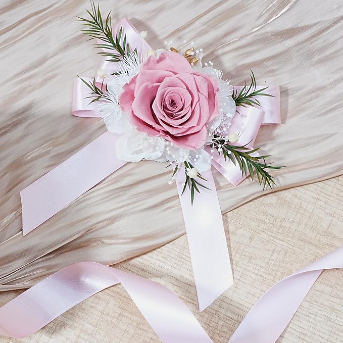 LaRibbons Light Pink Satin Ribbon 1 Inch 50 Yards Luxury Double Faced Pink Silk - Image 6