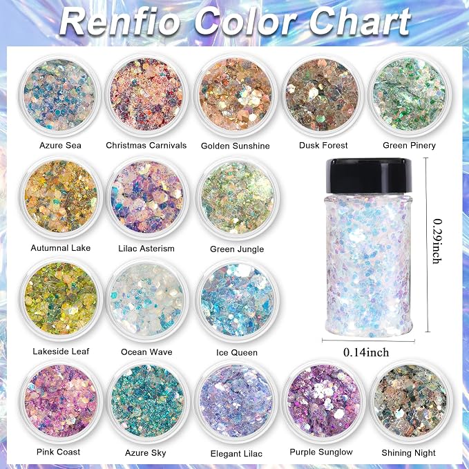 Renfio Opal Chunky Glitter - Image 3