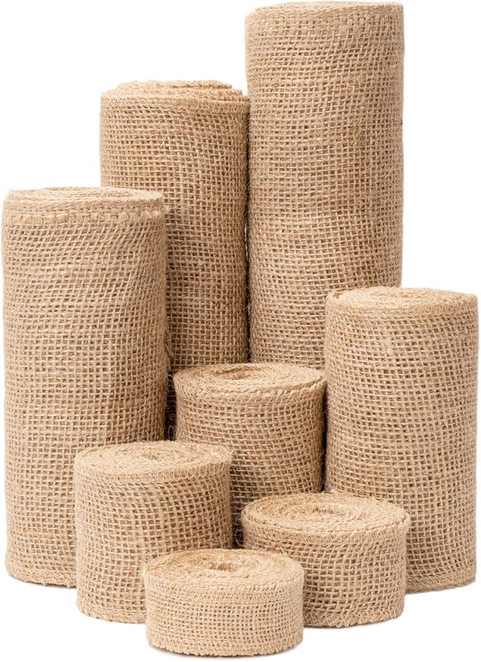 12 Inch Natural Burlap Fabric Roll - Image 6