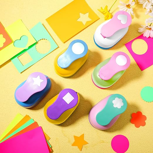 CHENGU 16 Pcs Craft Holes Punch Paper Punchers Scrapbook Punches - Image 4