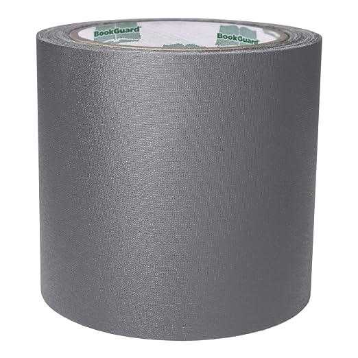 BookGuard 4 inch Premium Bookbinding Repair Cloth Tape, 15 Yard Roll by ChromaLabel