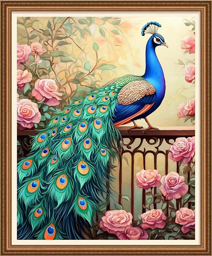 Disnesart Cross Stitch Stamped Full Embroidery Kits DIY 11CT Cotton Thread by Unknown