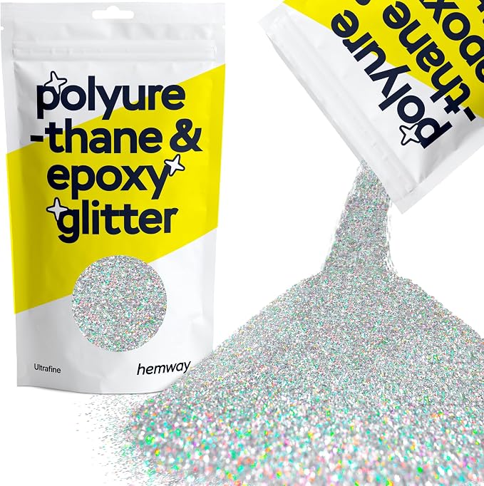 Hemway Polyurethane & Epoxy Glitter Metallic Crystal Flake Additive by Hemway