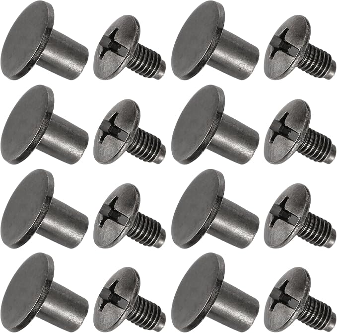 YORANYO 150 Sets 8MM Chicago Screws Leather Rivets - Image 5
