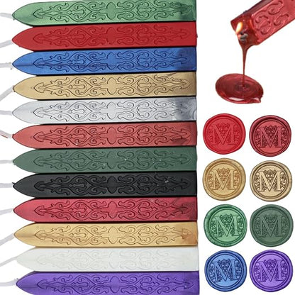 12Pcs Wax Sealing Sticks with Wicks, Decoration - Image 4