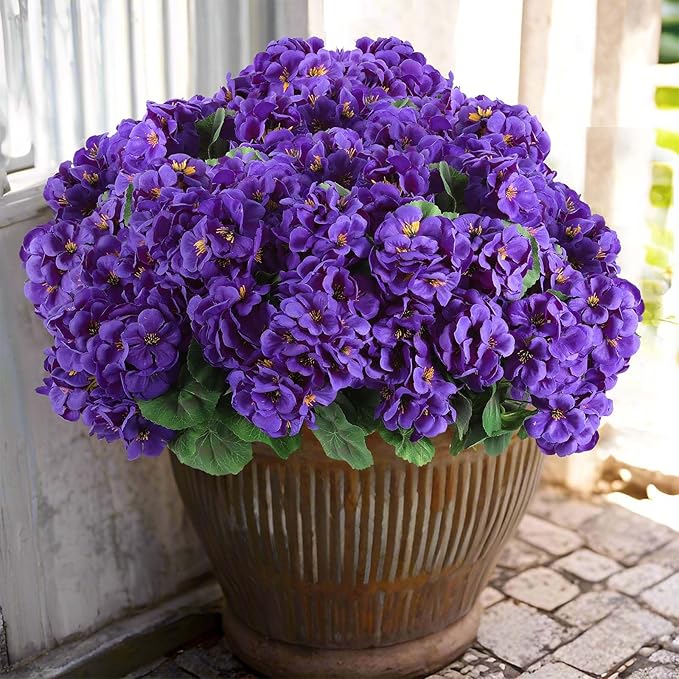 Hananona Artificial Geranium Flowers by HANANONA