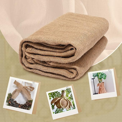 40" x20 Feet Premium Natural Burlap Fabric Roll – Multipurpose - Image 4