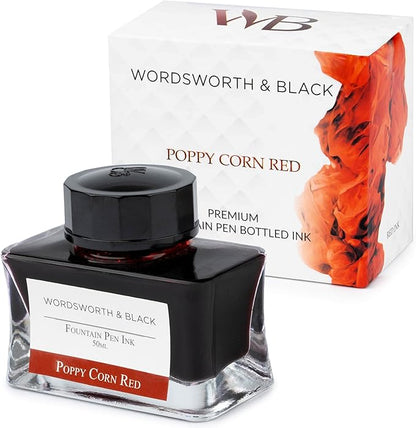 Wordsworth and Black Fountain Pen Ink Bottle Premium Luxury Edition, Fountain by WordsworthBlack