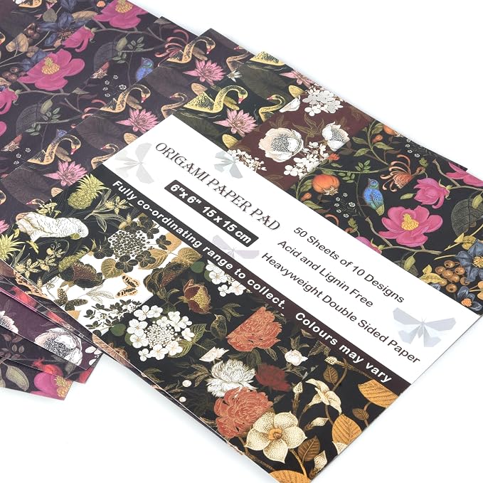 Origami Paper Kit 100 Sheets 6 Inch Square Double Sided Color 20 Vivid Colors - Image 4