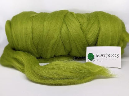 Kondoos Colored Natural Wool roving, 1 lb. Best Wool - Image 5