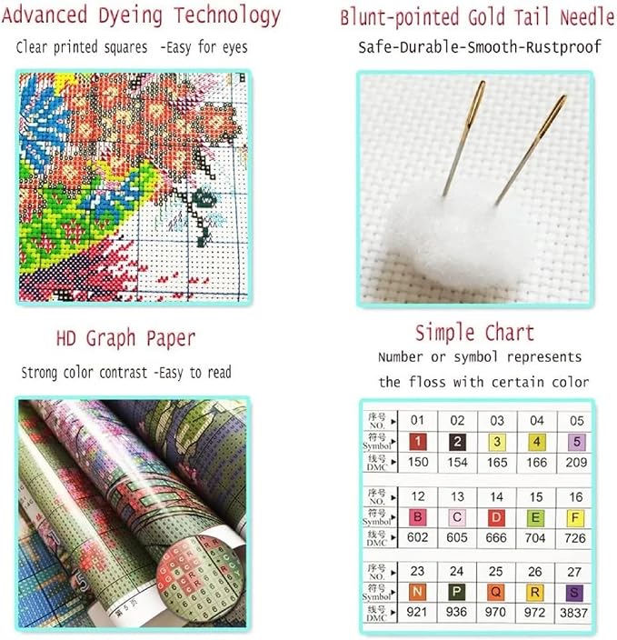 Hopeart Stamped Cross Stitch Kits - Image 5