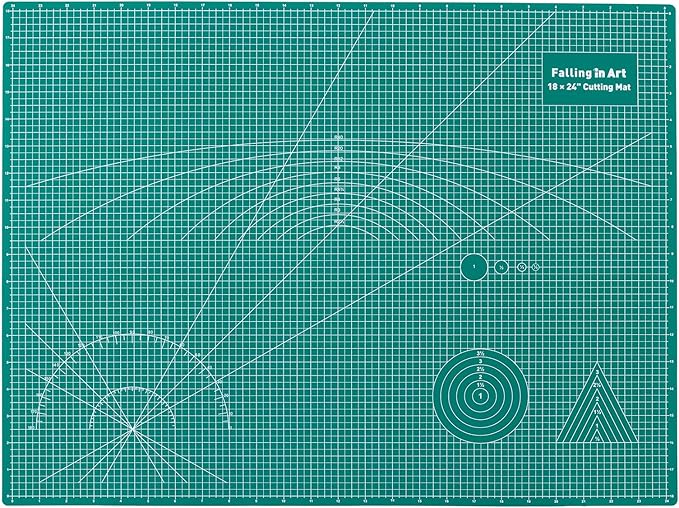 Falling in Art Self Healing Cutting Mat, 18x24" Cutting Mats by FallinginArt