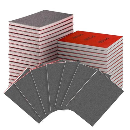 30-Pcs 3x4 Inch 1200 Grit Sanding Sponge Set, Soft Foam Hand Sanding Blocks by Unknown