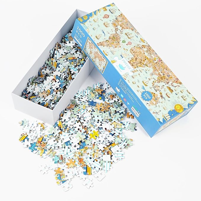 MOMIBOOK Puzzles for Adults 1000 Pieces Jigsaw Puzzles of Journey Through The - Image 9