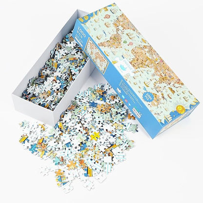 MOMIBOOK Puzzles for Adults 1000 Pieces Jigsaw Puzzles of Journey Through The - Image 9