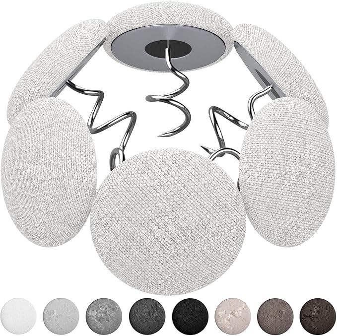12 Colors Fabric Covered Button Twist Pins Dust Ruffle Pins- by AHAILUOO