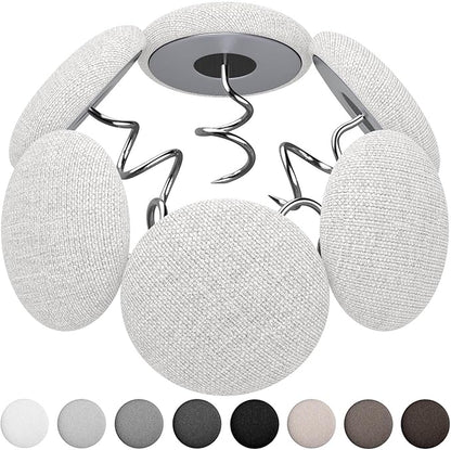 12 Colors Fabric Covered Button Twist Pins Dust Ruffle Pins- by AHAILUOO