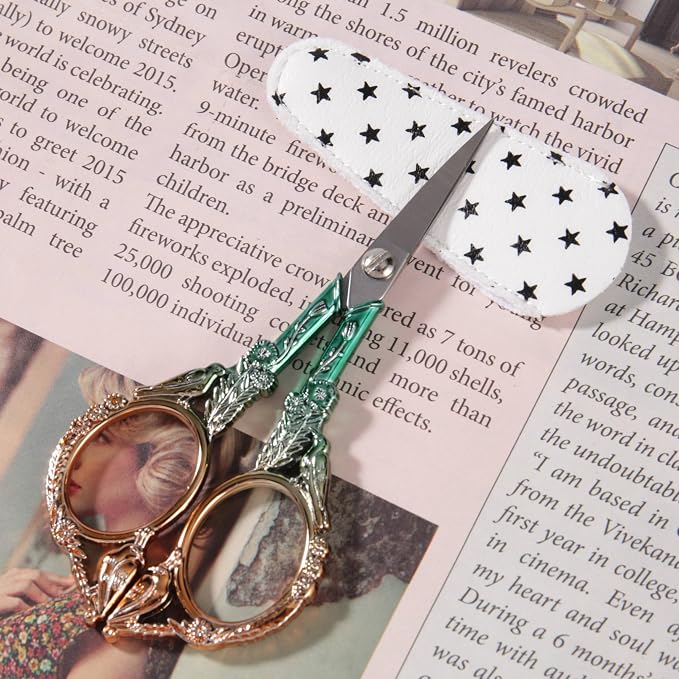 Small Embroidery Scissors with Cover -Cute and Comfortable handles with Sturdy - Image 7