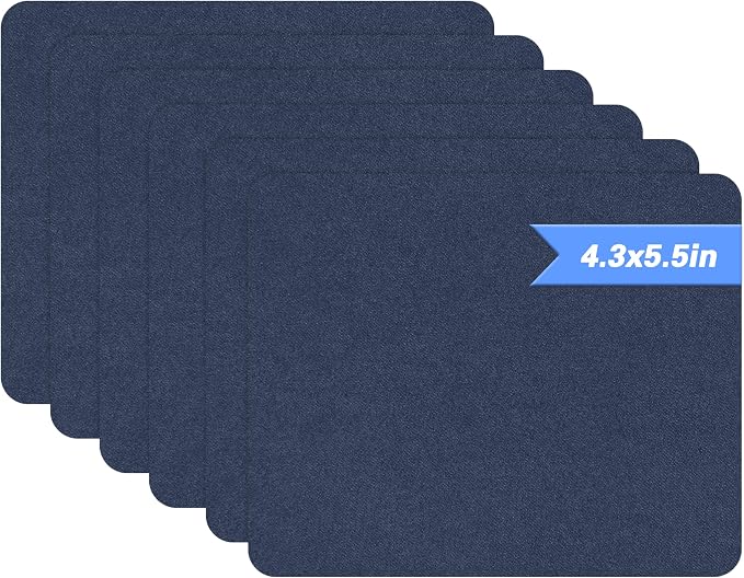 Azobur Sofa Fabric Repair Patch, 6 Piece Microfiber Patches, Self Adhesive by Azobur