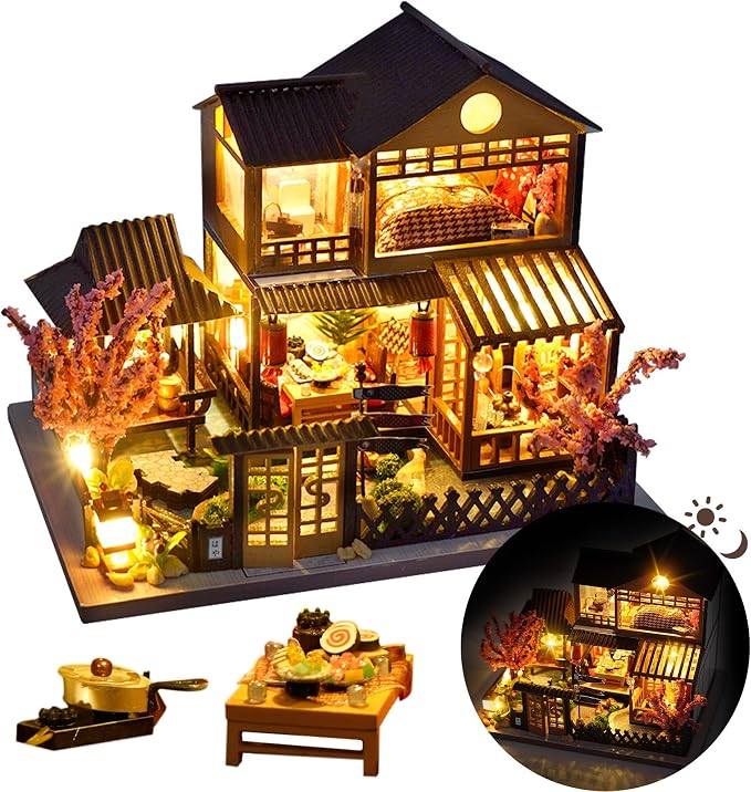 DIY Miniature House Kit, Mini House Kit by Flybean-WonderlandinYourHands
