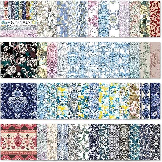 Square Origami Paper 6x6 Double Sided 50 Sheets 50 Colors 70GSM Origami Kit - Image 6