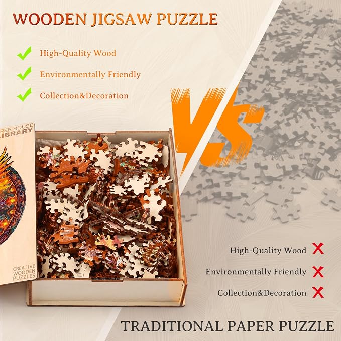 KAAYEE Wooden Jigsaw Puzzles-Wooden Puzzle - Image 8
