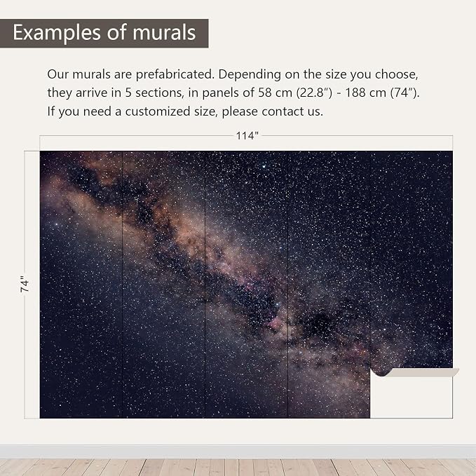 AFZEVEB-Galaxy Stars Wallpaper Wall murals - Image 3